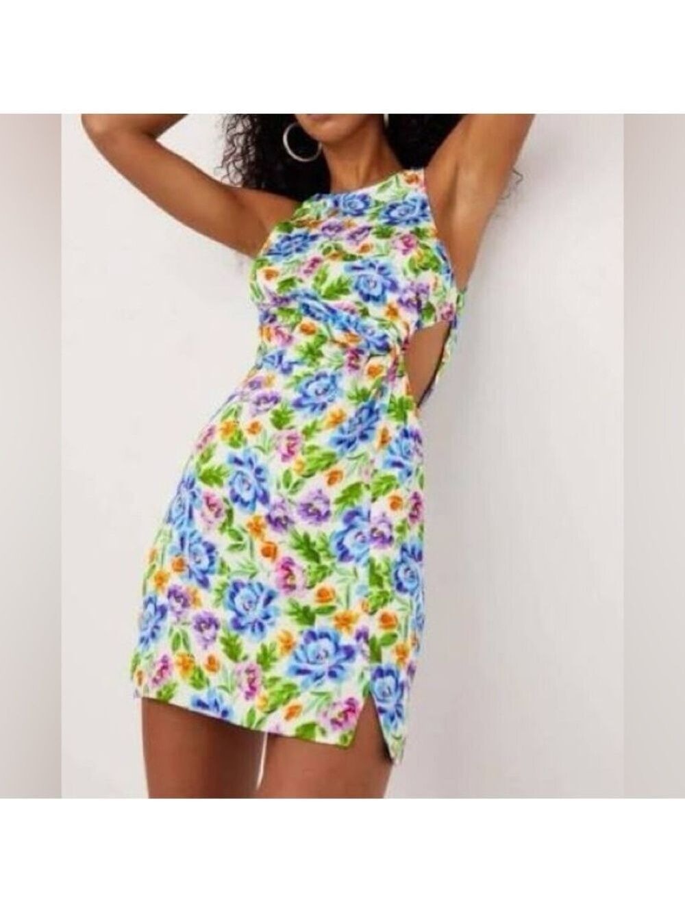 FOR LOVE & LEMONS LUCY MINI FLORAL DRESS